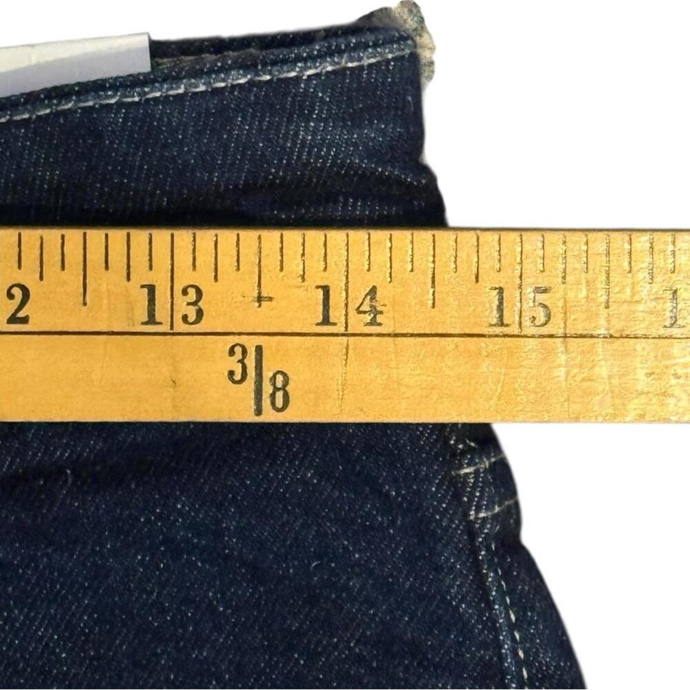 ZARA Slim Crop Flare Mid-Rise Jeans Dark Wash Denim Size 6 NWT - Picture 8 of 9